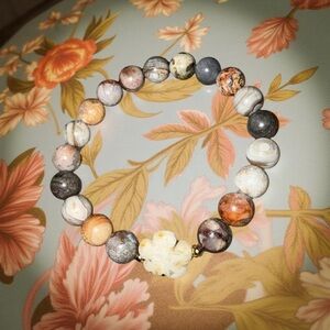 8mm Laguna Lace Agate Bracelet ❤️